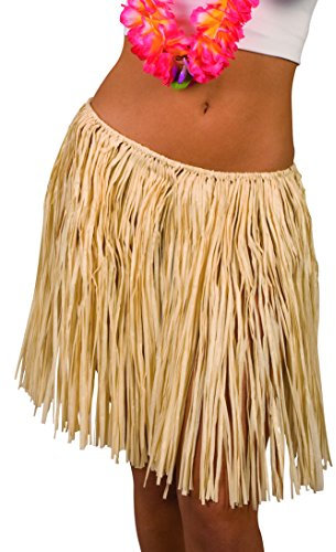 Boland 52429 - Hawaii-Rock aus Bast, circa 40 cm, Einheitsgröße, beige