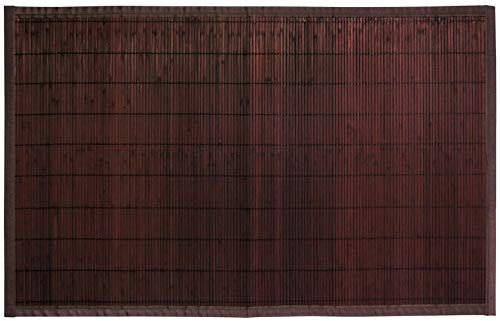 Gelco Design 705362 Tapis de Bain Okaido Petites Lattes Coloris Wengé 50 x 80 cm