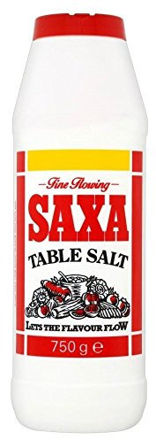 Saxa sel de table (750g) - Paquet de 6
