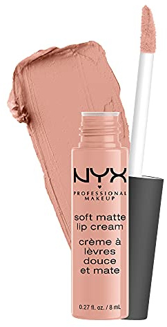 NYX PROFESSIONAL MAKEUP Soft Matte Lip Cream, Lightweight Liquid Lipstick - Cairo (Matte Pure Nude)