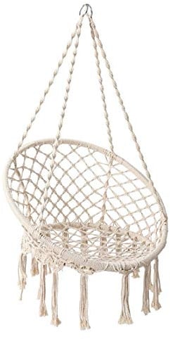 OUTLIV. Capri Hängesessel, Ø82/62cm, Natur | Rope und Bambus; ohne Kissen; Ø82/62cm; Natur; komfortabel; für Garten und Terrasse