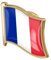 Froiny French République Drapeau Pin Badge Métal Papeau Pin Broche France De Drapeaux Badges National Novelty Accessoire