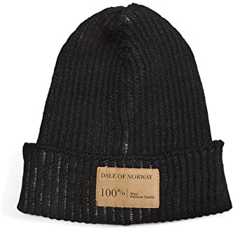 Dale of Norway Alvøy Hut, Schwarz Off-White, Einheitsgröße