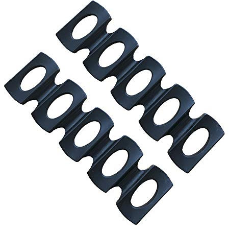 2 Pack Black Bottle and Can Easy Stacker Foldable Wine Beer Racker Space Saver Perfect for Kitchen Cabinet and Fridge Storage Rack