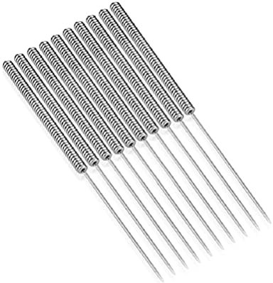 LOT DE 10 AIGUILLES DE NETTOYAGE POUR BUSE D'IMPRIMANTE 3D - DIAMÈTRE 0.25MM - LONGUEUR 25MM - OUTILS EN ACIER INOXIDABLE