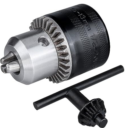 Bestgle Key Drill Chuck Adapter 1.5–13mm Capacity, 1/2-20UNF Thread Quick Change Conversion Chuck for Impact Driver & Drill Bits