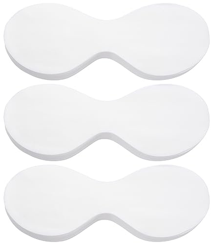 Joez Wonderful 300 Sheets Disposable Eye Mask Paper, 8.2x2.9in, White
