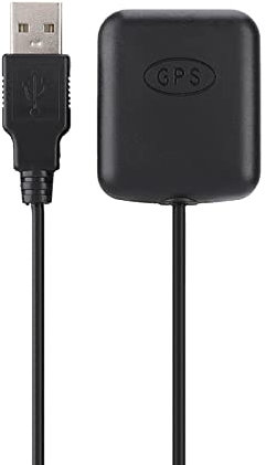 Antenne Récepteur GPS USB étanche, Navigation GPS Active, équipée d'un Câble RG174 de 3 Mètres, Adaptateur d'Antenne GPS et GLONASS pour Ordinateur Portable, Voiture,