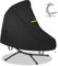 GJMZTQG Housse pour Chaise Longue Suspendue, Housse transat Suspendu, Housse de Protection de Chaise Longue Suspendue en Tissu Oxford 600D Housse de Chaise Longue Suspendue (185x116x198cm,Schwarz)