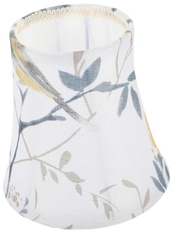 Homoyoyo Pantalla De Tela Para Lámpara De Mesa Blanca Pantallas Para Lámpara De Mesa Pantalla De Lámpara De Lino LED Para Mesita De Noche Lámparas Para Dormitorios Pantalla De Lámpara De