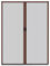 falttür Hohe 190 200 210 220 230 240 Cm Doppelte Waben-Falttür, Falttür Für Schrank, Innenteiler Für Terrassentüren(A,180x200cm/71x79in)
