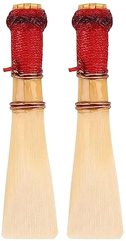 2 Stück Fagott natürliches Fagott mit transparenter Schutzhülle für Musikinstrumenten-Zubehör