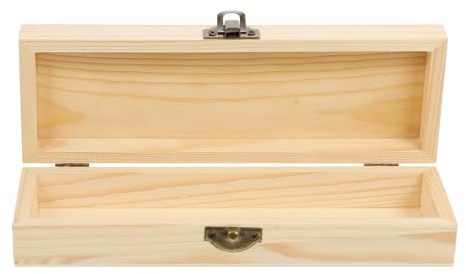 Stiftehalterbox für Schüler, Längliche Aufbewahrungsbox Schulbeginn Party | Legierung mit Deckel und Schnalle, für Büro Schreibtisch und Schule, Khaki, 1 Stück