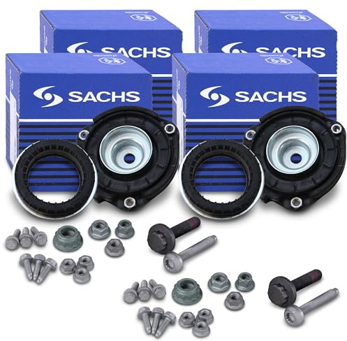 Set bestehend aus 2x Domlager + 2x Schraubensatz vorne 40792714 beidseitig | Kompatibel mit: AUDI A3, A3 Sportback, Q3, TT, TT Roadster, SEAT ALTEA, ALTEA XL, LEON, TOLEDO III, SKODA OCTAVIA II