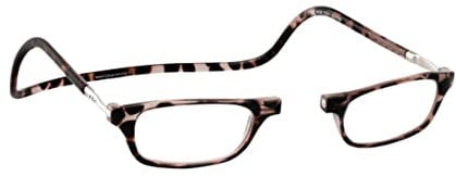 CliC Eyewear - Lesebrille - Mit flexiblen Magneten - Original CLIC CLASSIC - Lesebrille für Damen und Herren (1.0, Tortoise)