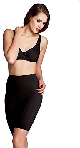 Miss Perfect Shapewear Damen - Miederhose Bauchweg Unterhose Body Shaper Damen Seamless Miederhose Bauch Weg - formend & kühlend Schwarz Größe XL