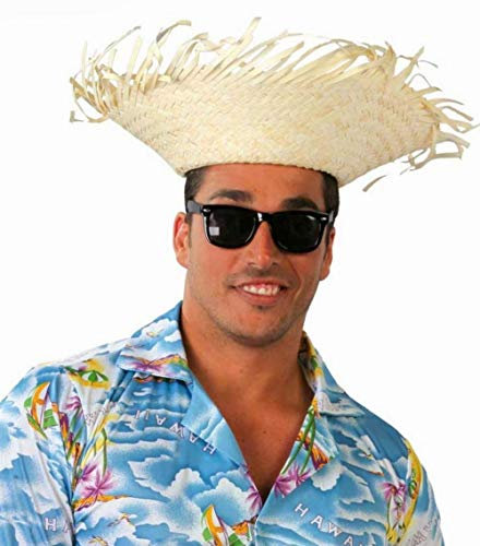 FIESTAS GUIRCA Sombrero de Paja para el Vestido de Hawaiano