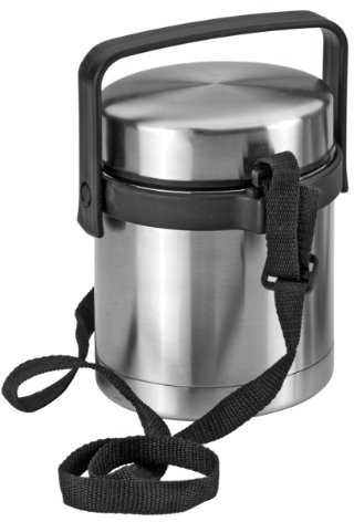 Metaltex Campus - Fiambrera-termo de acero inoxidable, 1 Litro