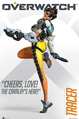 AFFICHE Overwatch - Tracer - Poster - 61 x 91,5 cm