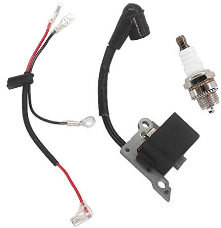AISEN Zündspule & Zündkerze für JONSERED 2036 2040 CS2040 CS2234 CS2238 CS2234S CS2238S REDMAX GZ380 Husqvarna 235 235E 236 236E 240 240E Motorsäge 530039143 545199901