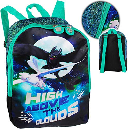 alles-meine.de GmbH 3D Effekt Kinder Rucksack - Dragons - Drachenzähmen leicht gemacht - Tasche - beschichtet & wasserfest - Kinderrucksack/groß Kind - Jungen - z.B. für Kind..