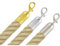 Absperrseil Hanf mit Schnappenden (Ø25 mm) (1.0 m, Brass)