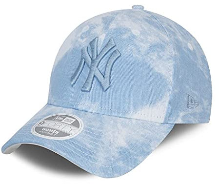 New Era New York Yankees Denim Colour Sky 9Forty Adjustable Women Cap - One-Size