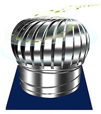 SHUDONGDEN Chimenea Giratorio Capucha,Sombrero Extractor Tapa De La Chimenea Giratoria, Tapa De La Capucha con Ahorro De Energía De La Base De La Garra,400mm/15.74in