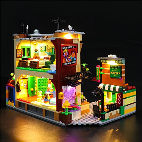 GEAMENT LED Licht-Set Kompatibel mit Lego 123 Sesame Street - Beleuchtungsset für Ideas 21324 Baumodell (Modell-Set Nicht enthalten)