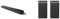 Sony HT-A3000 3.1-Kanal Dolby Atmos Soundbar SA-RS3S | Atmos 3D Sound + 360° Surround Sound | Verbessertes Surround Sound-Erlebnis |