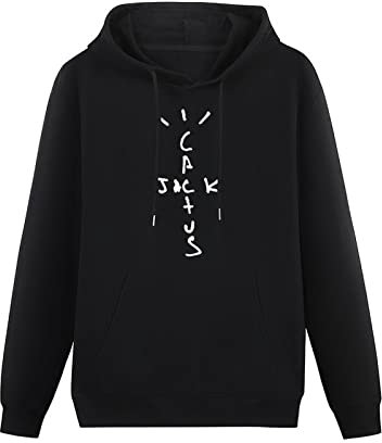 Cactus Jack Simple Hoodie Men's Black Sweatshirt M