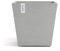 Ecopots Blumentopf Rotterdam Weiß Grau - 20 x 20 cm quadratisch klein - Pflanzentopf aus Recycling Kunststoff - Übertopf modern für Indoor und Outdoor