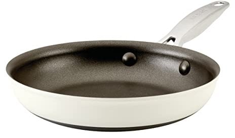 Anolon Achieve Hard Anodized Nonstick Frying Pan/Skillet, 8.25 Inch, Cream