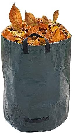 Gartensack, Gartenabfallsack, Laubsäcke, Garten Rasensack, Gartenabfallsäcke mit Griffen, Geeignet für Alle Arten von Abfällen Wie Zweige, Blätter und Moos, 67 x 76 cm, 272 L Fassungsvermögen