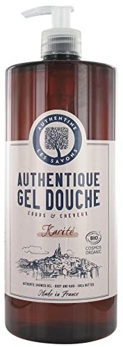 Authentine gel de Ducha de Manteca de Karité Para el Cuerpo y el Cabello 1 L