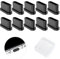 HORREX 10 Stück USB-C Staubschutz-Stöpsel Schutzkappe Smartphone Silikonabdeckung USB C Staubschutz Kompatibel mit Samsung Galaxy Google Pixel Xiaomi Redmi Airpods Typ C Port Antistaub-Stecker-Schutz