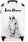NoBoringSuitcases.com® Kinderkoffer Mädchen - Koffer Kinder Mädchen - Weißes Pferd - Kinder Koffer Madchen - Trolley - Kinder Trolley Mädchen - 55x40x20 - Fotokoffer - Personalisiert