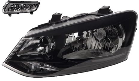 Johns, Scheinwerfer Halogen passend für VW Polo 09 6R 06/09-03/14 H4 Li. Fahrer + Nebel