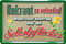 WOGEKA ART Retro Blechschild - Unkraut zu verkaufen an Selbstpflücker - lustiger Spruch als Geschenk-Idee zur Deko, 20 x 30 cm, aus Metall im Vintage Design 1122
