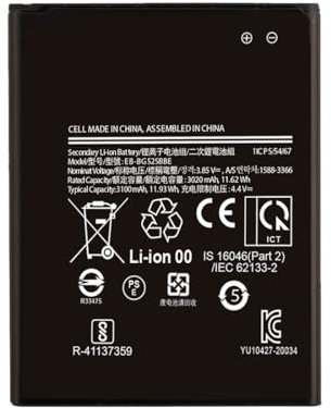 Akku für Samsung Galaxy Xcover 5,3100mAh Hohe Kapazität Lithium-Ionen-Batterie für Samsung EB-BG525BBE GH43-05060A
