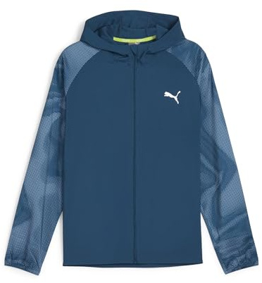 PUMA Herren Run Favorite Aop Woven Jacket M Woven Jacket, Ocean Tropic, L