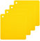 IFFMYJB Silicone Trivets Mats, Yellow Silicone Hot Pads for Pot Holder, Square Trivets for Hot Dishes, Pots and Pans, Multi Purpose Hot Pads for Kitchen Counter, Non Slip Heat Resistant Mats Set 4