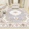 Vamcheer Vintage Area Rug for Living Room - Traditional Floral Print Large Rug with Upgrade Anti-slip PVC Material for Bedroom Classic Carpet Non Shedding for Kitchen, Pink/Purple, 120x170cm