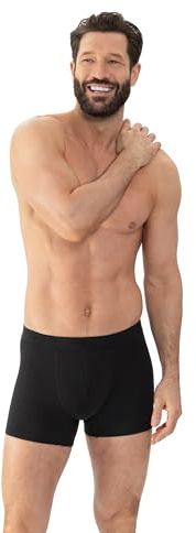Mey Herren Trunks Baumwolle Serie Comfort Cotton | Aufgesetzter Webgummibund, Weiche Beinabschlüsse, Eng anliegend, Doppellagig im Schritt, Natürliches Tragegefühl, Gr. 4-8