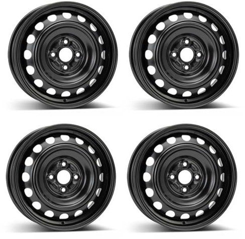 4x Alcar Stahlfelgen 4-7615 5.0Jx15 ET39 4x100 kompatibel mit Toyota Yaris