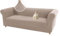HonunGron Stretch Chesterfield Sofabezug 1 2 3 Sitzer, Couchbezug für Wohnzimmer, Spandex Jacquard Sofa Überwürfe rutschfest Sofa Überzug Waschbare Sofabezug für Haustiere (3 Sitzer,Sand)