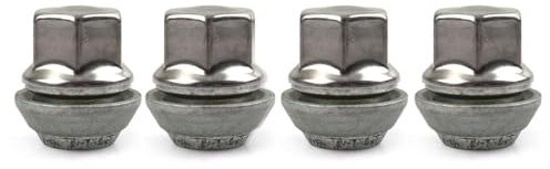 ROBUST 4 Pcs Alloy Wheel Nuts for Ford Fiesta Focus Mondeo Fusion C-Max Transit Connect Escort Volvo S40 V50 C70 1366029 1454051