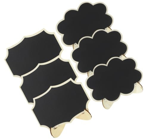 ORFOFE 6stücke Kleine Kreidetafeln Tischaufsteller Für Beschriftungen Für Hochzeiten Geburtstagsfeiern Geschäfte Und Dekoration