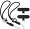 SURDOCA Cordon de téléphone réglable, sangle de poignet d'appareil photo, dragonne en nylon, dragonne de téléphone, sangle de téléphone anti-vol, lanière pour écouteurs, clé USB, badge