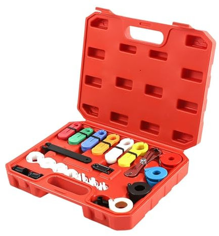 Ronyme Juego de 22 Herramientas para desconectar la línea de Combustible del Aire Acondicionado, Kit de Herramientas de desconexión rápida Multifuncional,